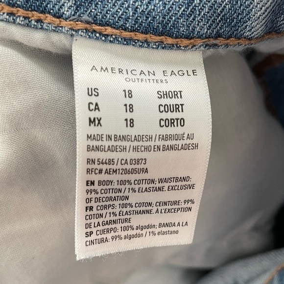 AMERICAN EAGLE Highest Rise 90’s Flare size 18 short - Picture 9 of 10